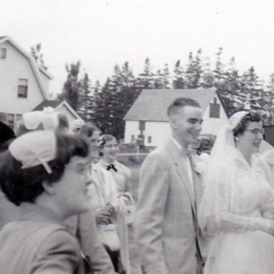 1955 Sept1st Earl and Louise Larkin's wedding 