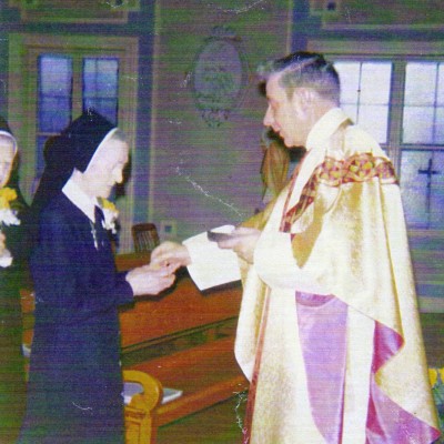 1950's Sister Catherine Reid and Father Wally Reid