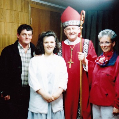 1990 April 24 Colette, Fred, Marina &Bishop