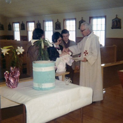 baby Colette baptism Fred & Marina &Father Dennis