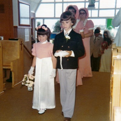 1975 Dennis and Ida Gallant  at their sister  Leona's wedding