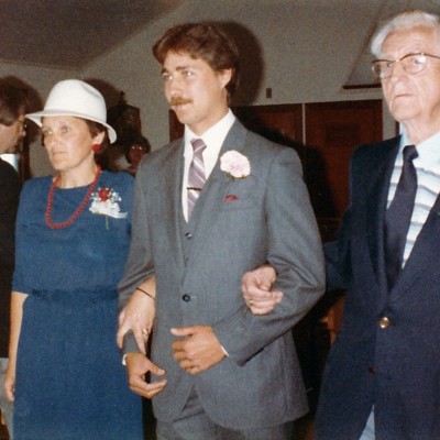 1984 Martin Longuepee with Helen &Vernon 