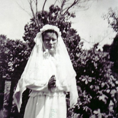 1953 Marie ( Cullen ) Peters age 8 Confirmation in our church every 4 years