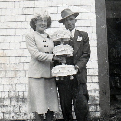 1948, Sept 20th Agnes (nee Doiron) & Willie Perry 