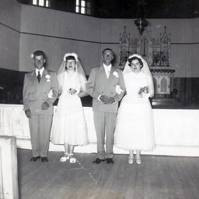 1953 July 15th Lorraine& Rennie and Tommy & Anita Gallant