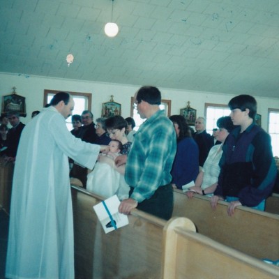 1996 Brett Doiron's baptism